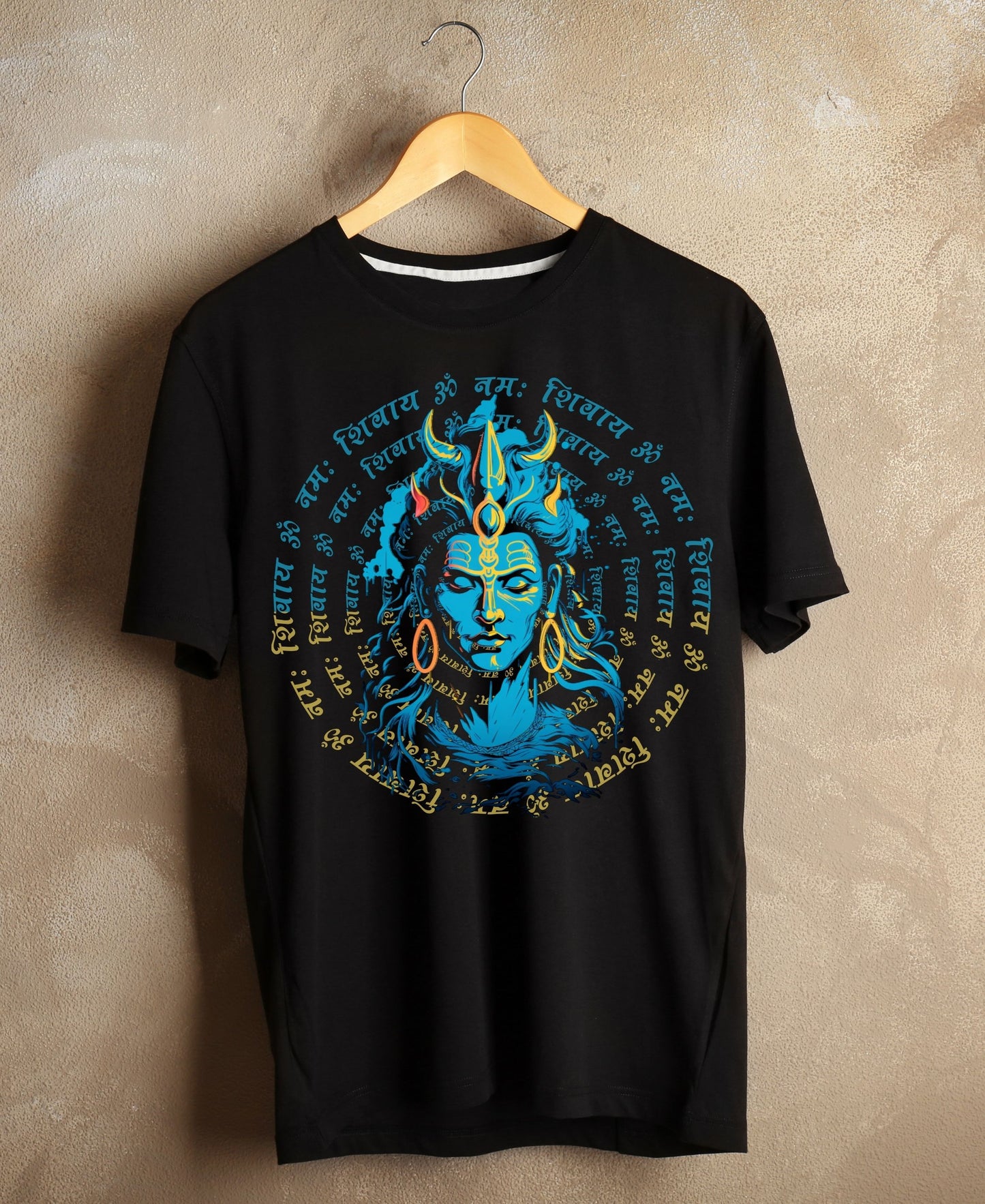 Om Namah Shivaay, Lord Shiva, Round Neck, Unisex- T-shirt